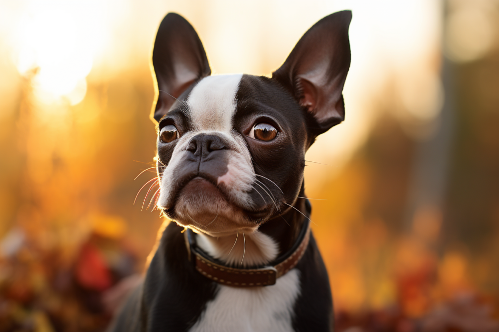 midjourney dog images boston terrier