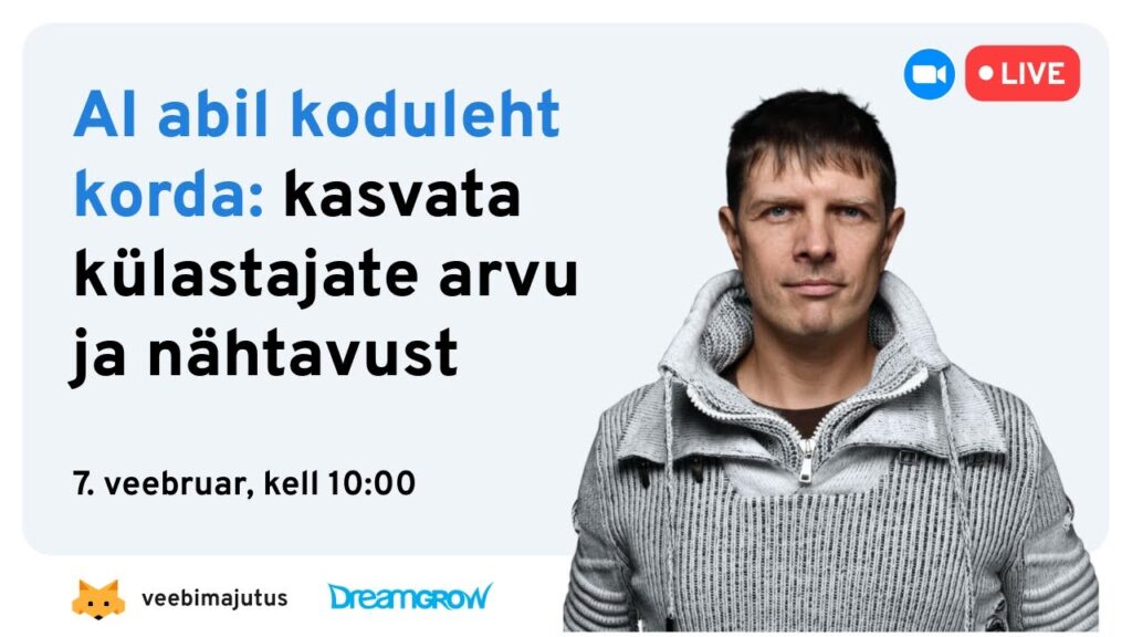 Tehisintellekti kasutamine veebinar 2h